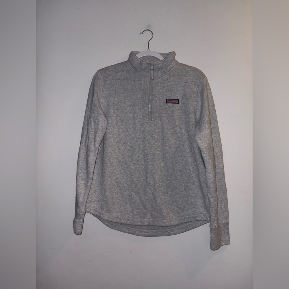 Vineyard Vines • Grey Half Zip Sweater